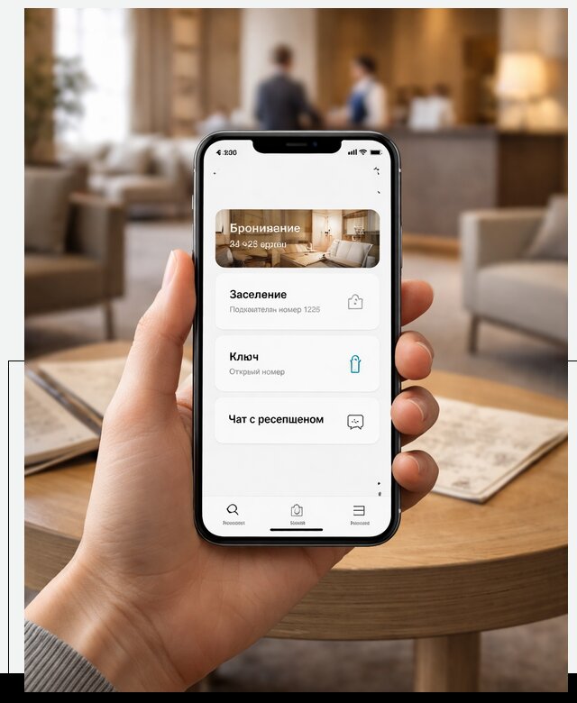Мобильное приложение для гостей отеля в Канаше, управление сервисом